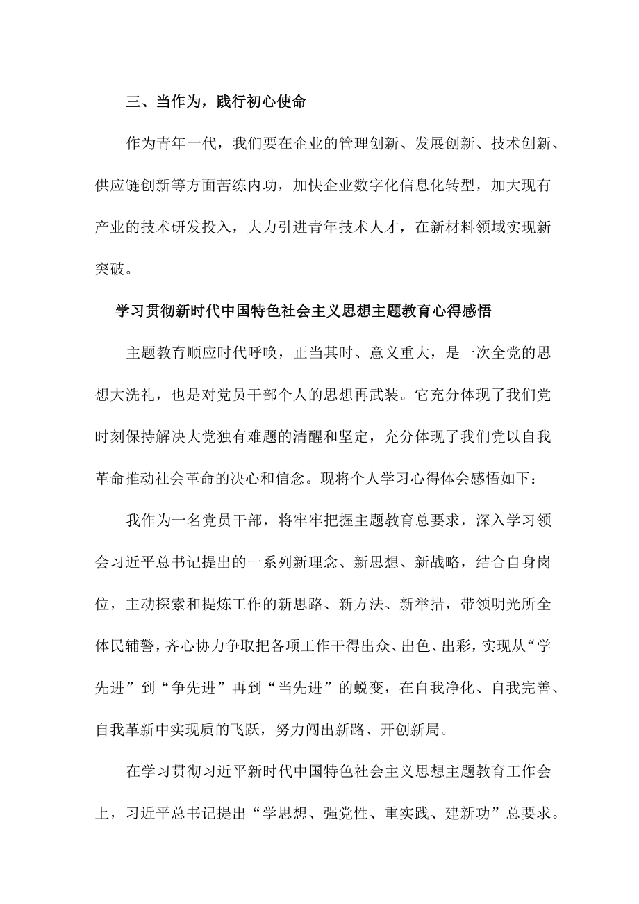 党务工作者学习贯彻新时代中国特色社会主义思想主题教育心得感悟汇编3篇.docx_第2页