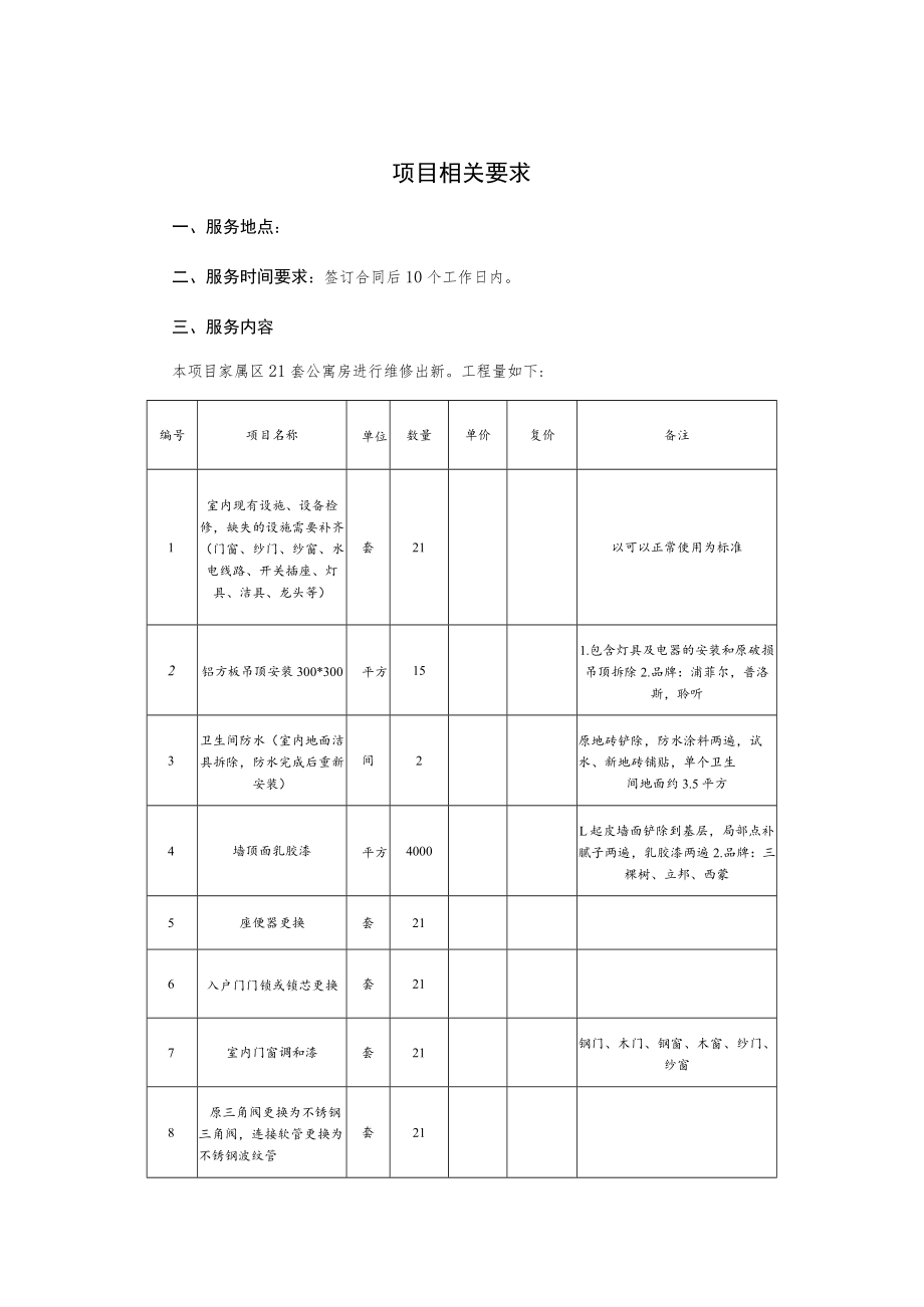 公寓房维修出新项目询价文件.docx_第3页