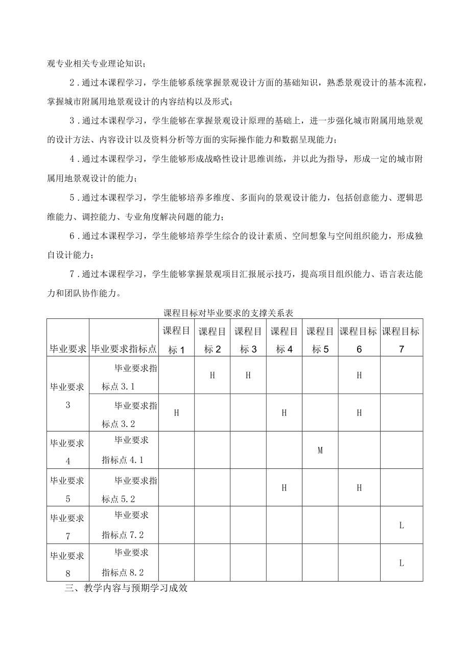 《景观设计（2）》课程教学大纲.docx_第2页