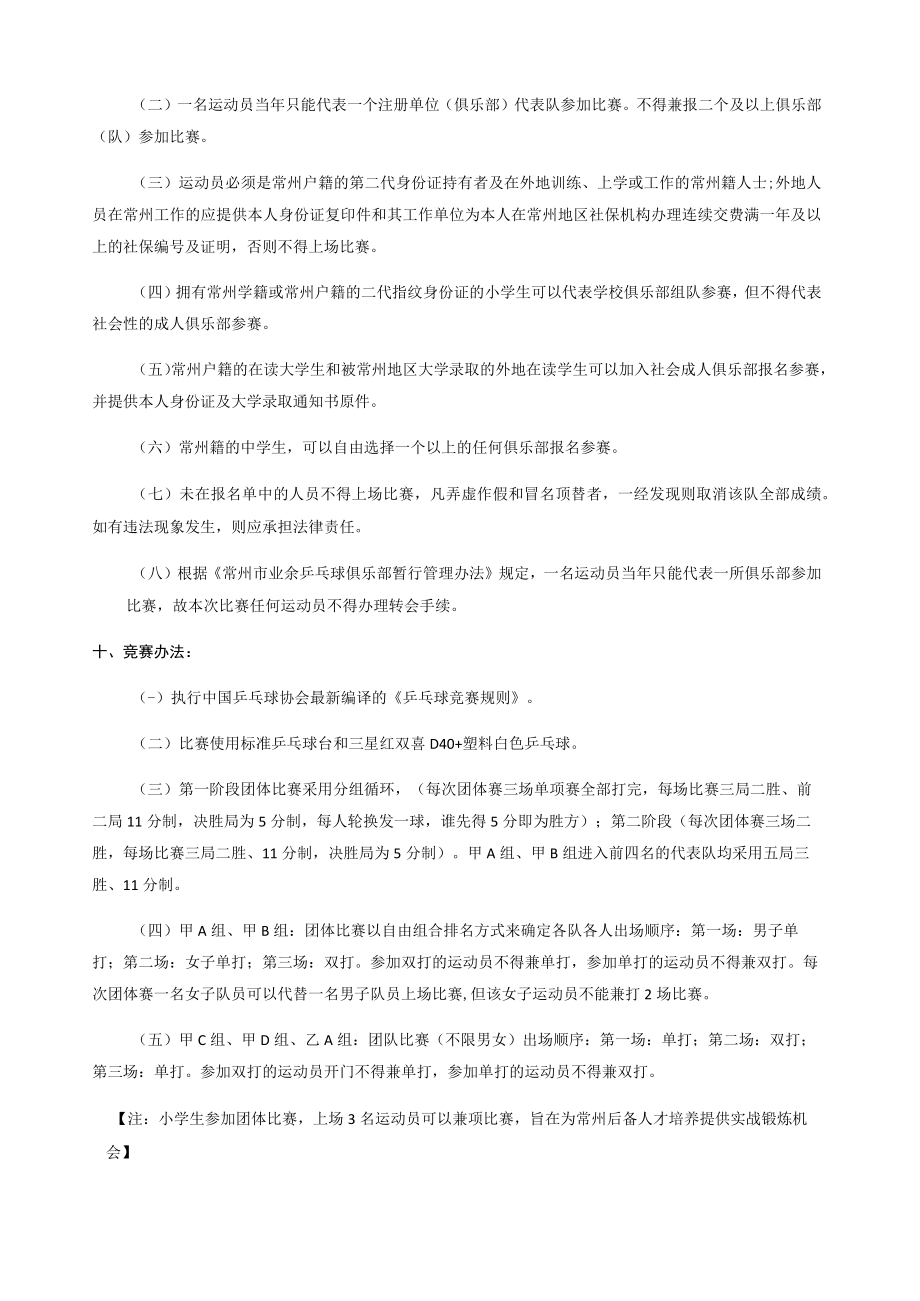 “常投杯”第三届常州市业余乒乓球俱乐部“精英”联赛规程.docx_第2页