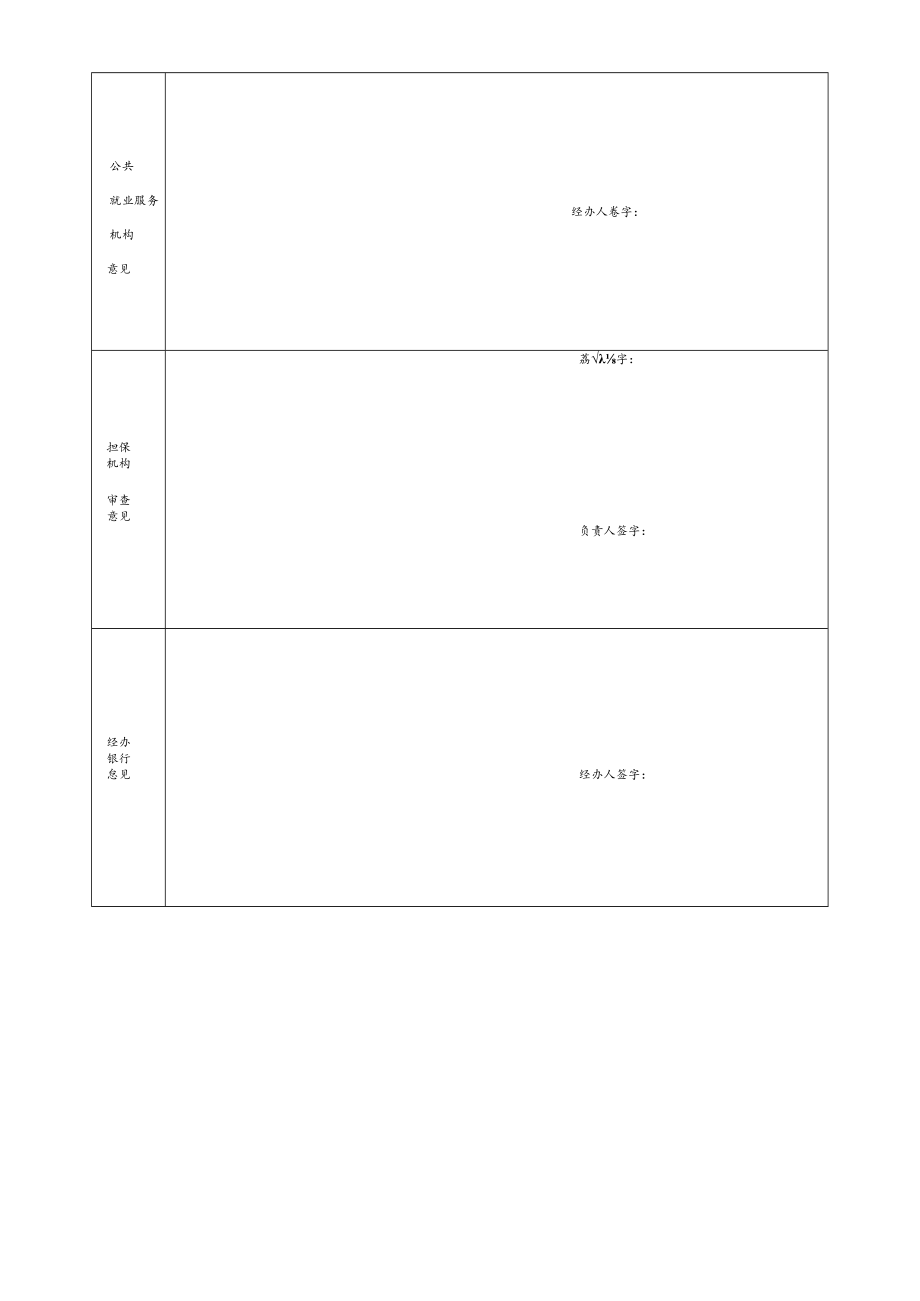 湛江市个人创业担保贷款审核表.docx_第3页