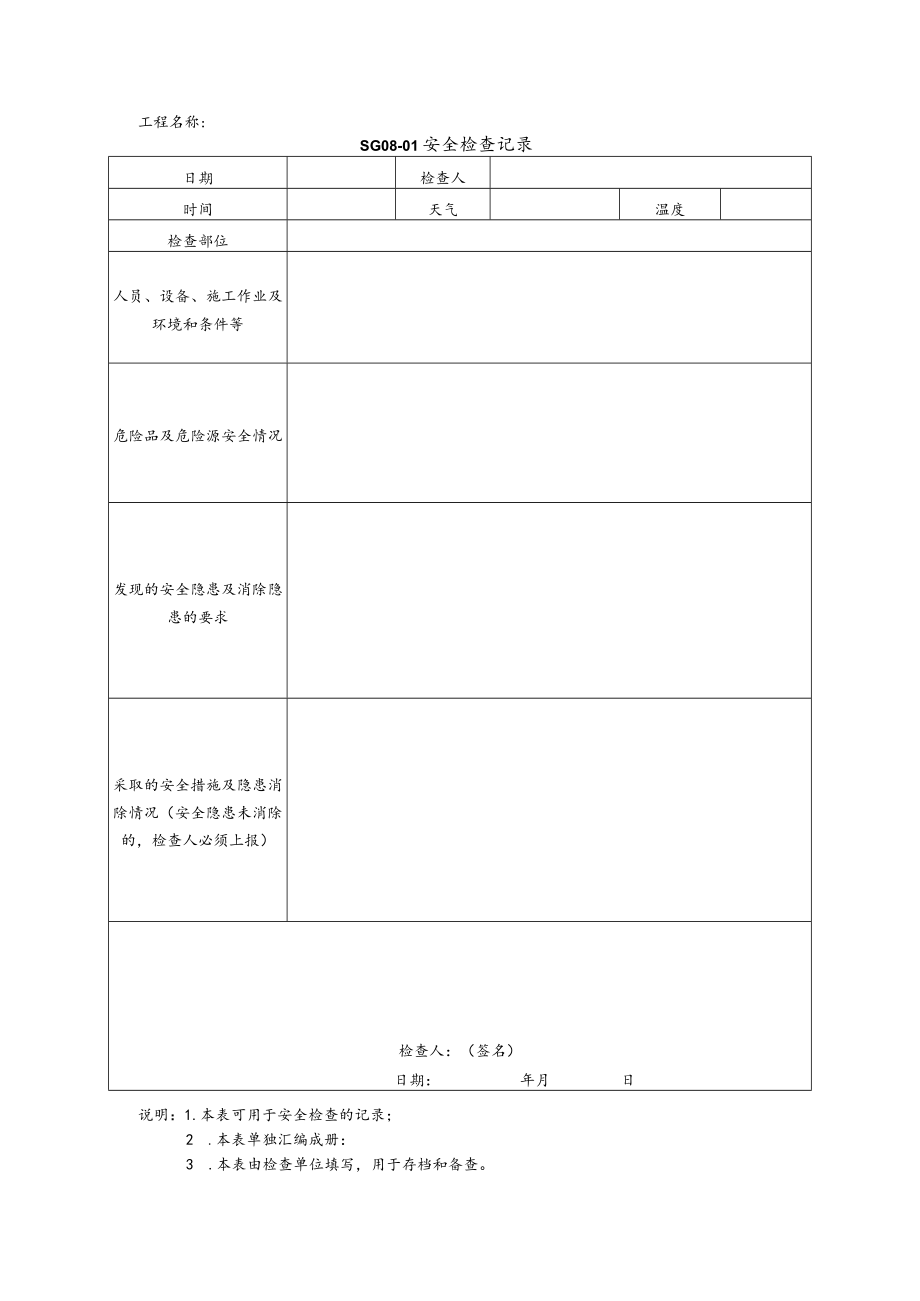 检查记录与整改单模板.docx_第1页