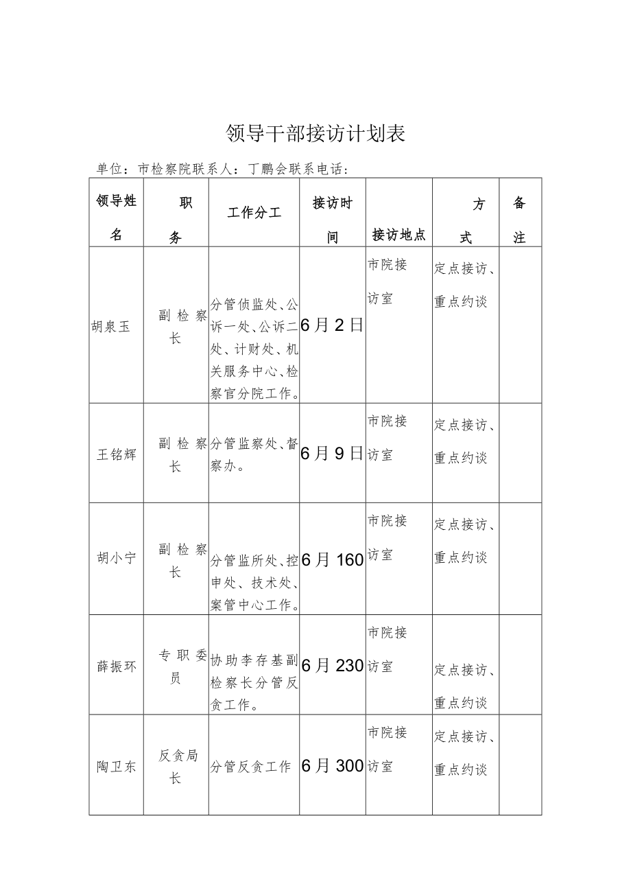 领导干部接访计划表.docx_第1页