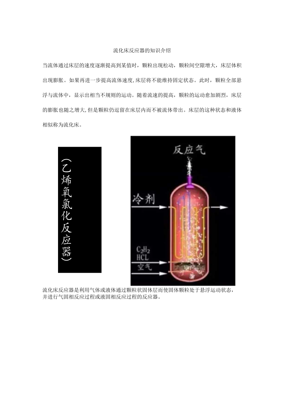 流化床反应器的知识介绍.docx_第1页