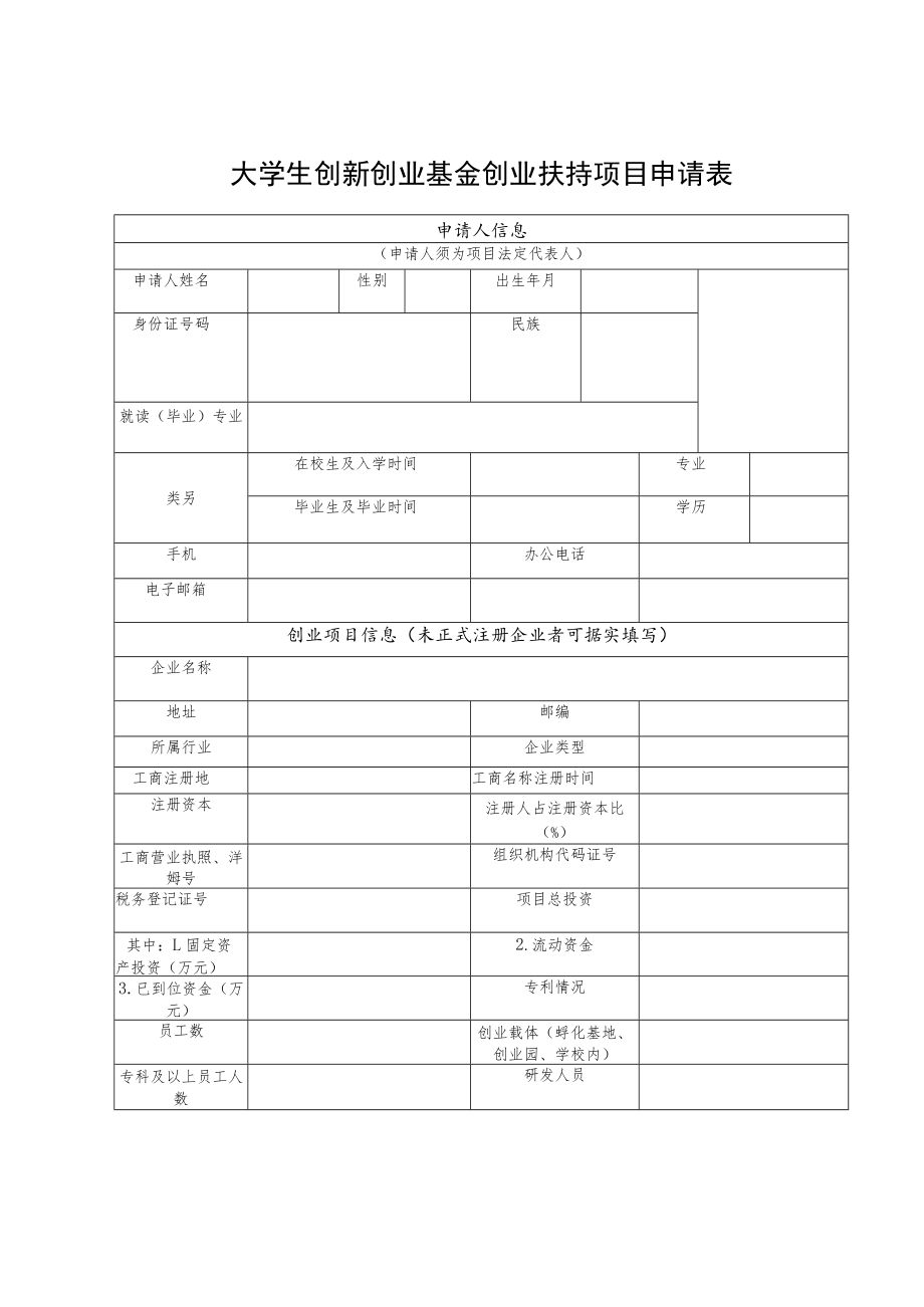 项目华中科技大学大学生创新创业基金创业项目申报书重点项目.docx_第2页