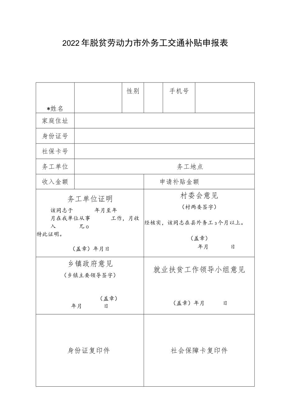 市外务工补贴申报表.docx_第1页