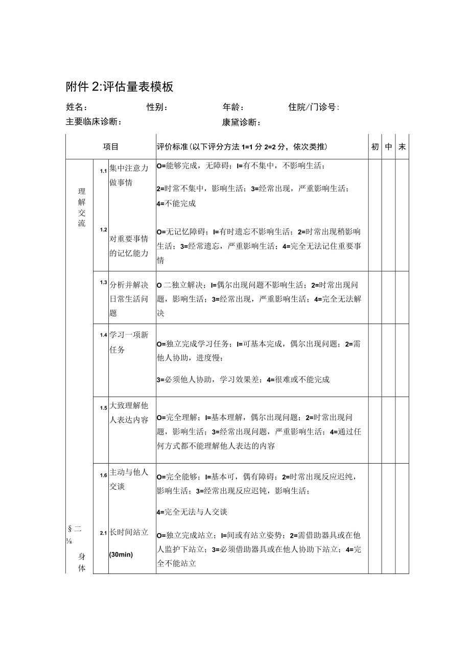 评估量表模板.docx_第1页