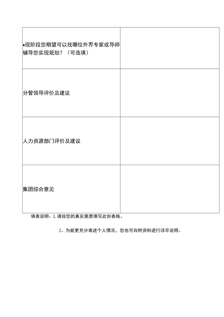 员工职业生涯规划表单（系列）.docx_第3页