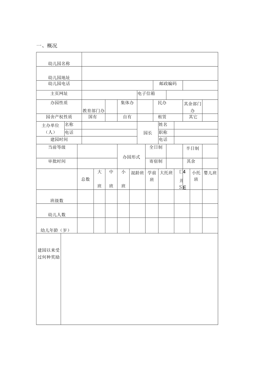 浙江省幼儿园审核登记表模板.docx_第3页