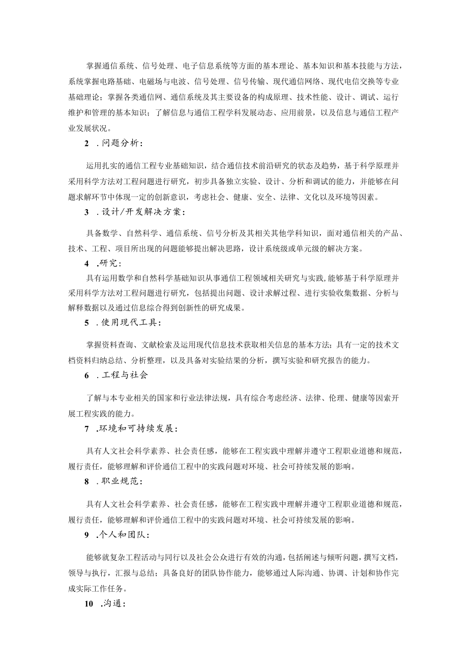 本科通信工程专业立体化人才培养方案.docx_第2页