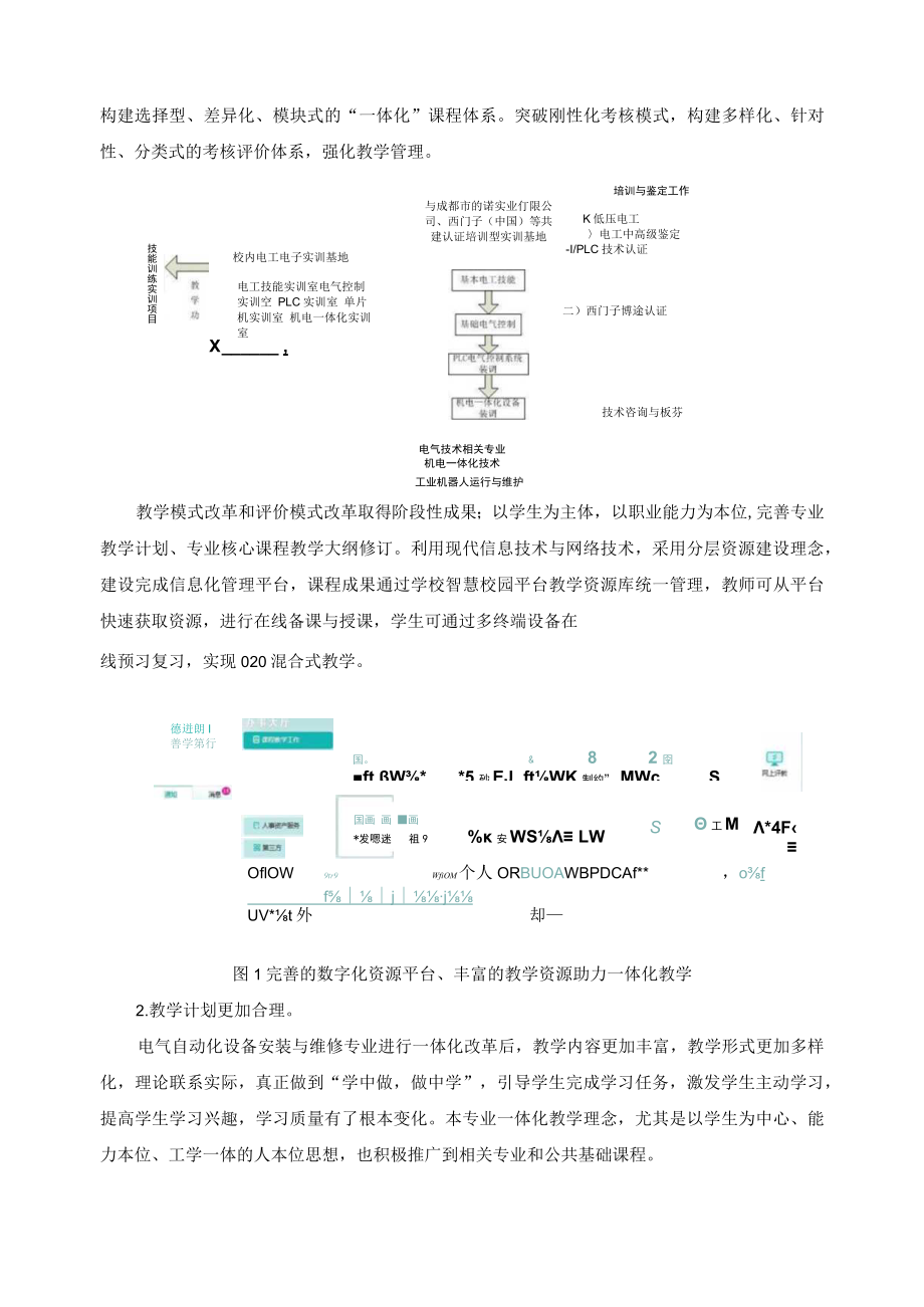 电气自动化设备安装与维修专业一体化教学贡献与示范.docx_第2页