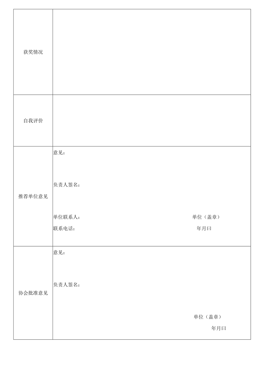 深圳市装饰行业专家库专家推荐表.docx_第2页