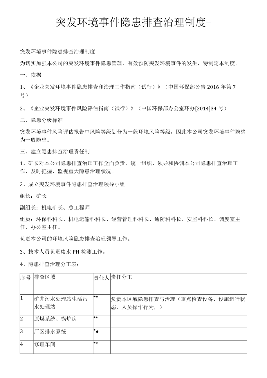 突发环境事件隐患排查治理制度.docx_第1页