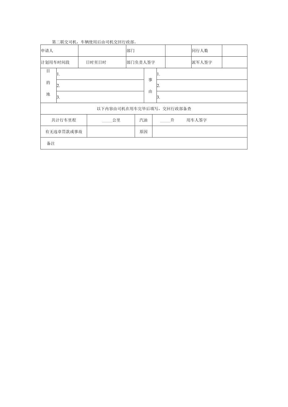 用车申请表2个.docx_第2页