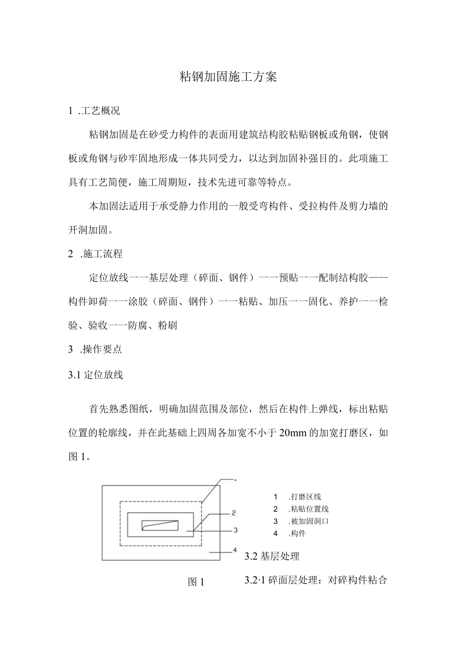 粘钢加固工程施工方案.docx_第1页