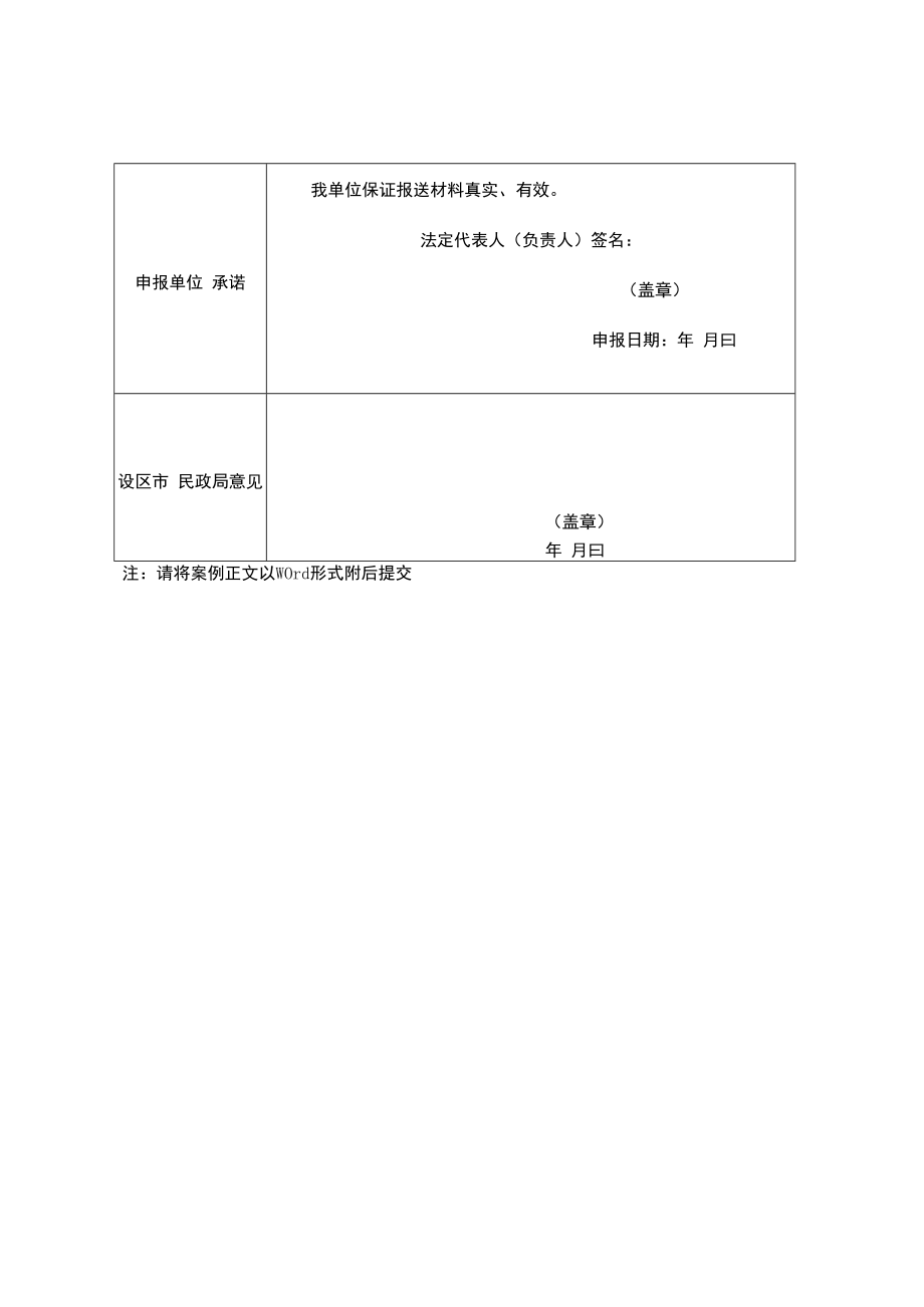 社区社会组织高质量发展案例申报表、优秀项目案例申报表、案例模板.docx_第2页