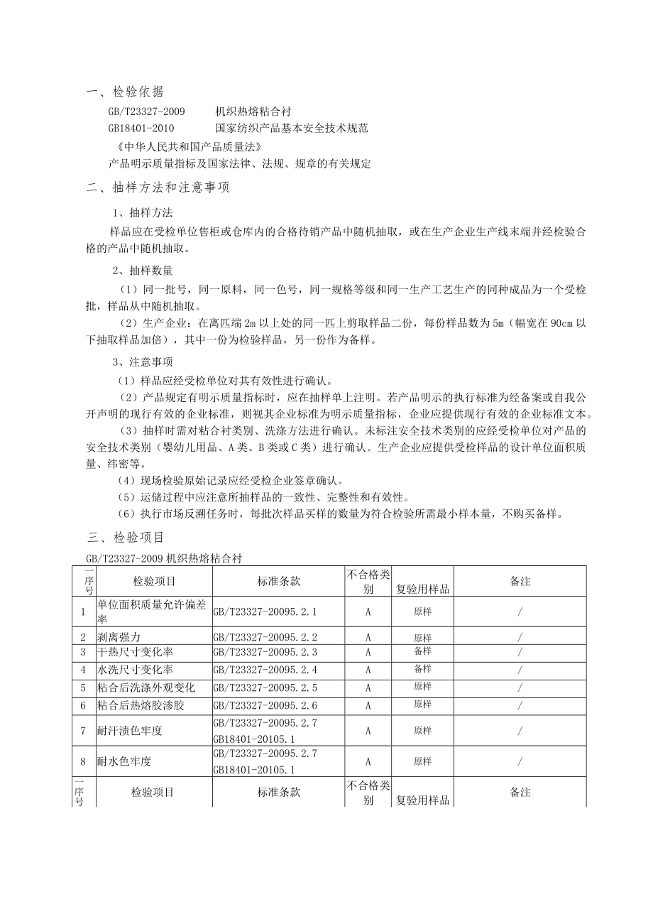 绍兴市越城区产品质量监督抽查实施细则服装用衬布.docx_第2页