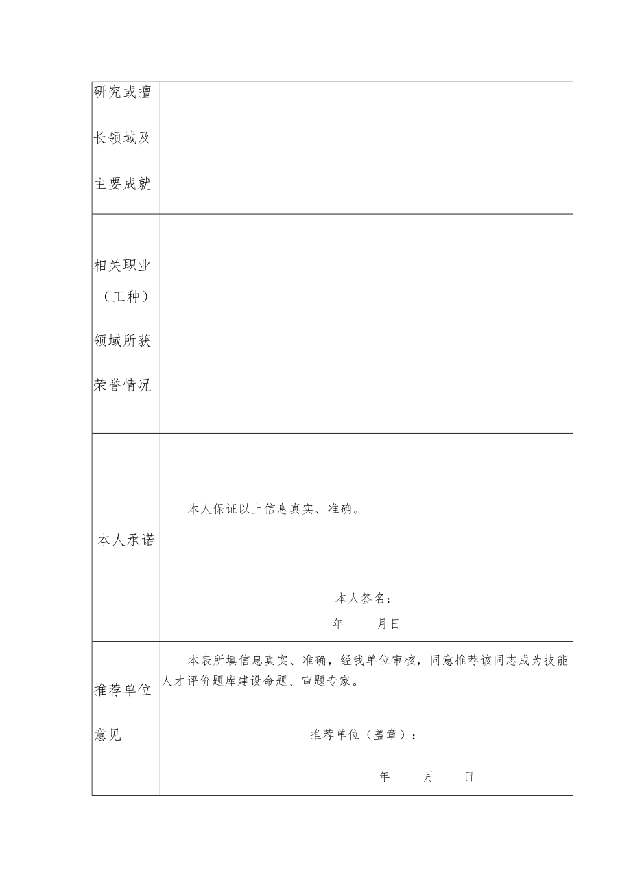 甘肃省技能人才评价命审题专家推荐表.docx_第2页