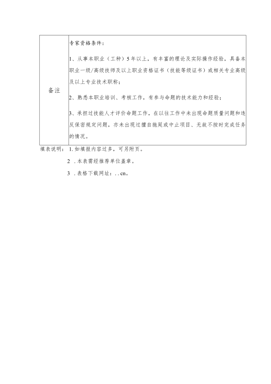 甘肃省技能人才评价命审题专家推荐表.docx_第3页