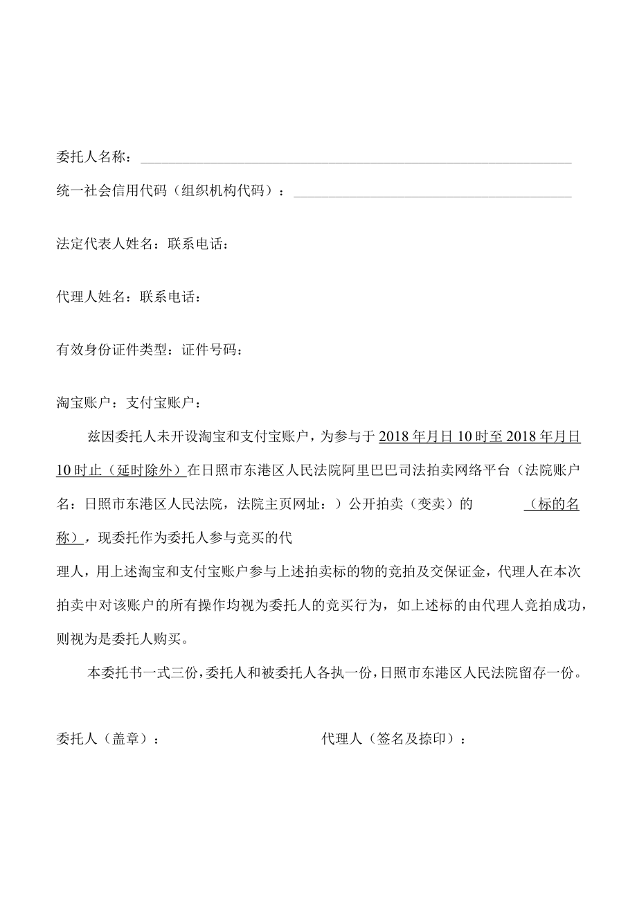 网络司法拍卖授权委托书个人.docx_第2页