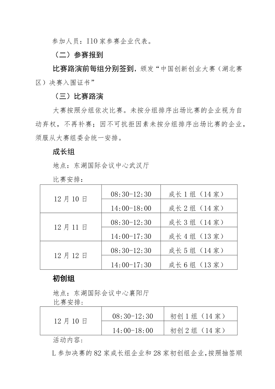 第十一届中国创新创业大赛湖北赛区决赛活动方案.docx_第3页