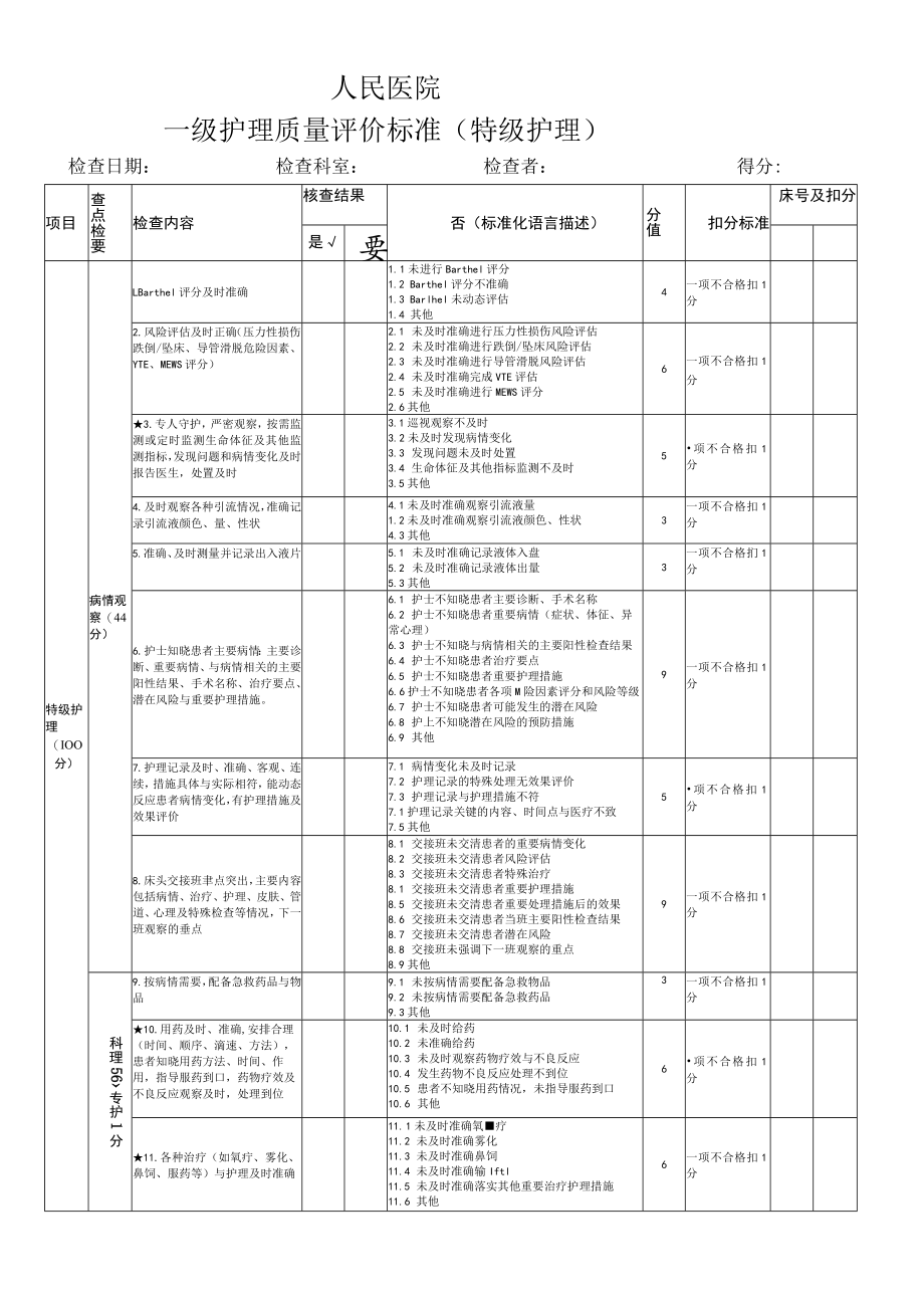 特级护理质量评价标准.docx_第1页