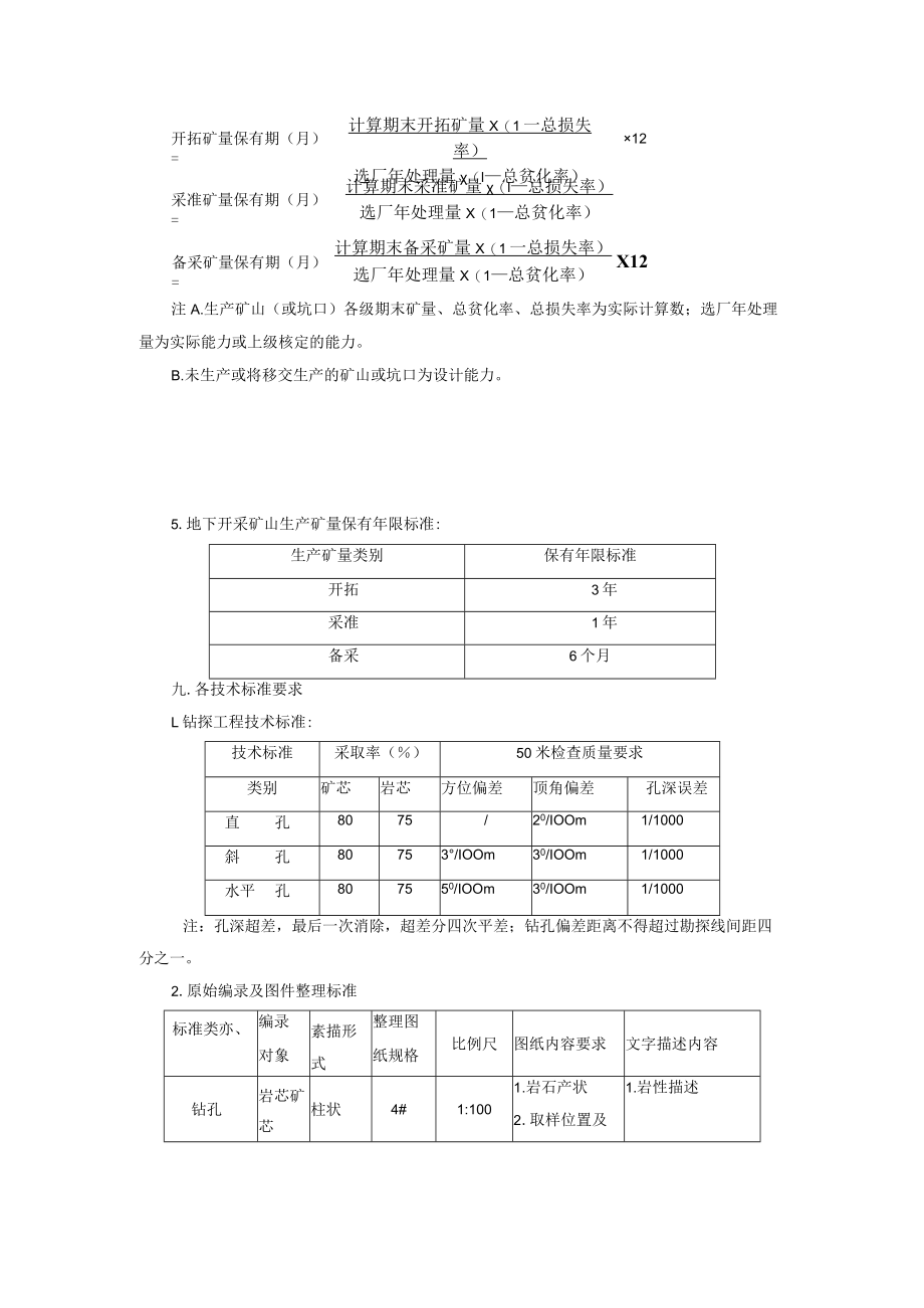 矿山生产矿量的划分和计算边界确定标准.docx_第2页