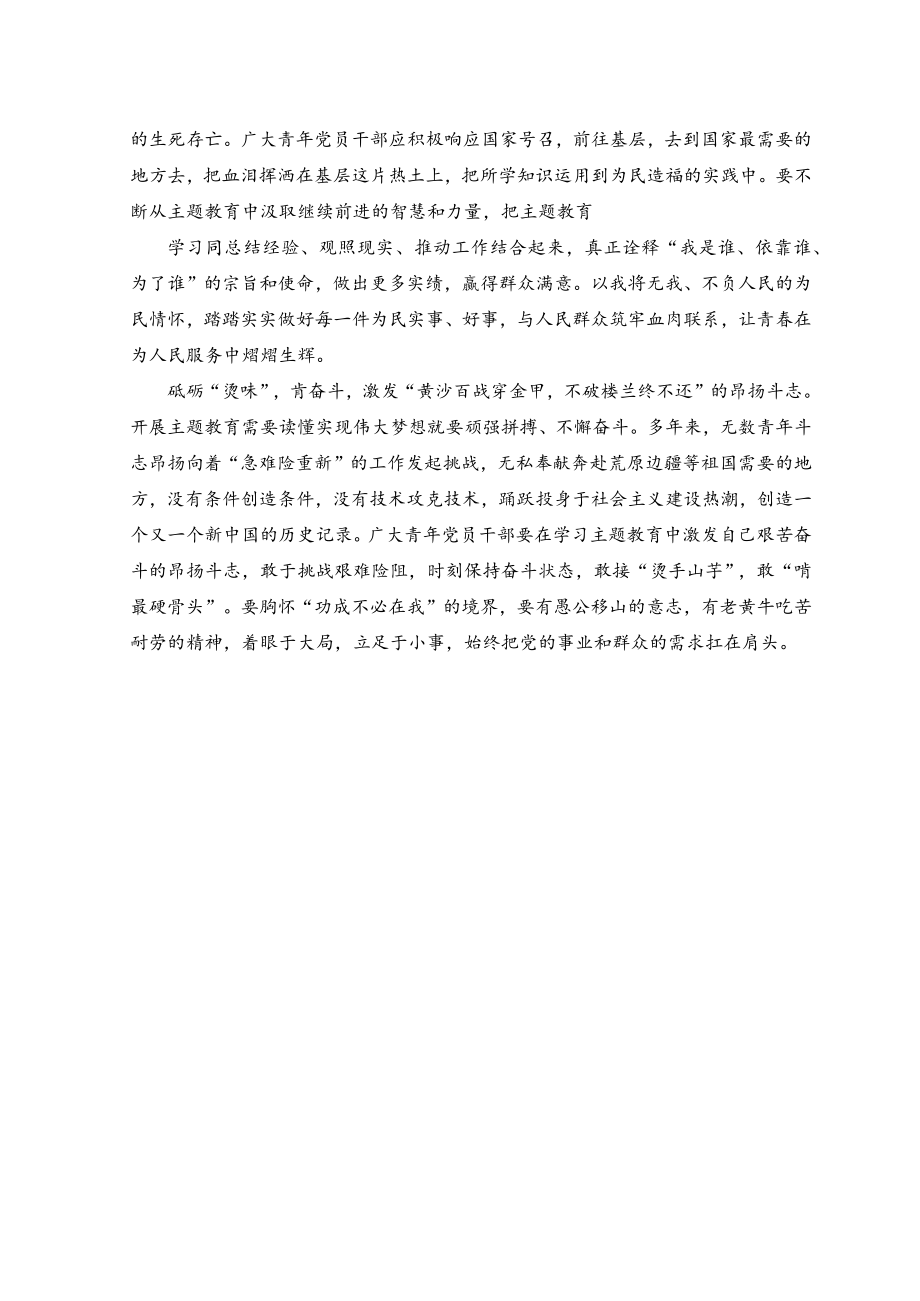 （2篇）2023年提高对主题教育的认识心得体会.docx_第2页