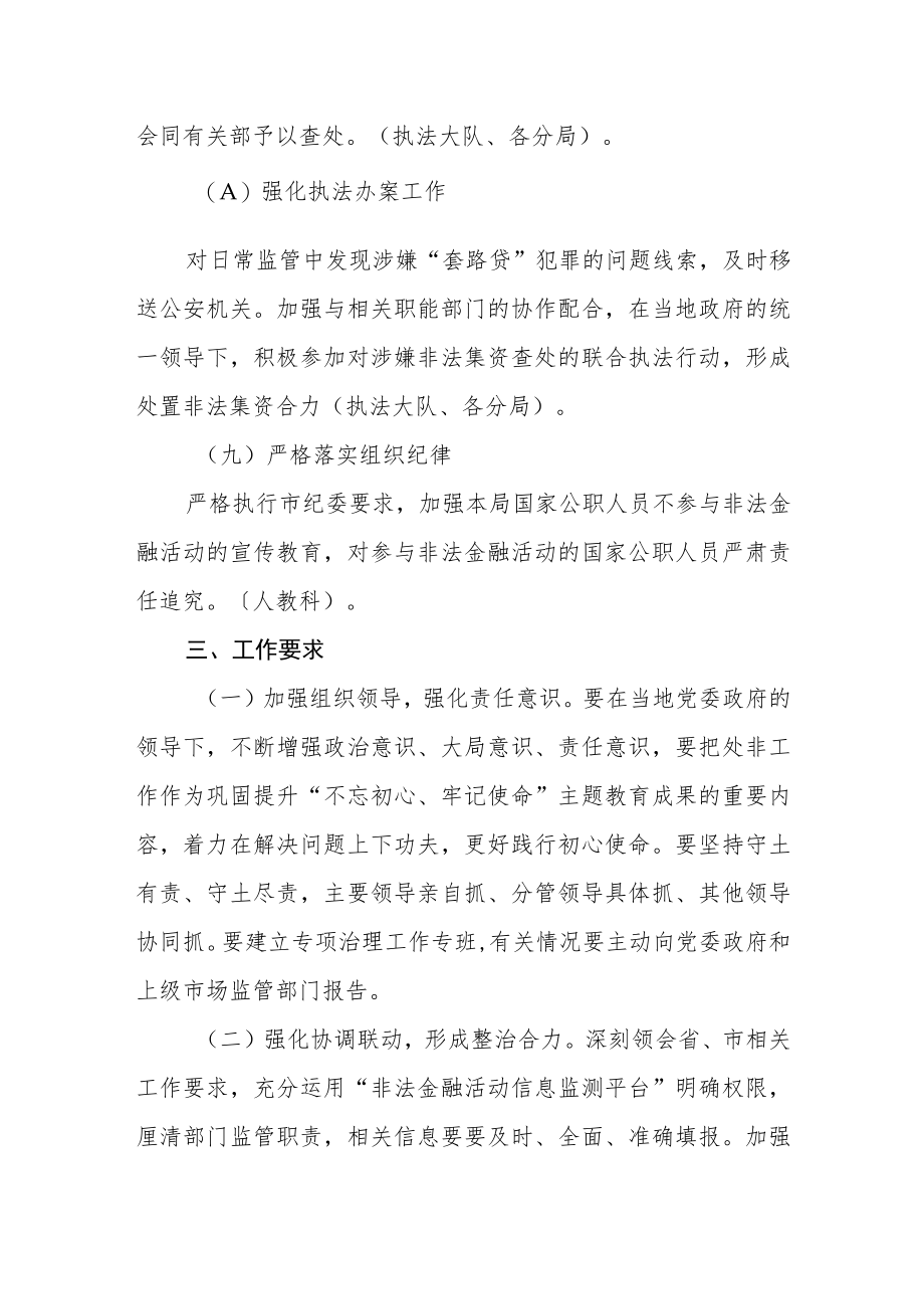 关于2023年防范和处置非法集资工作方案.docx_第3页