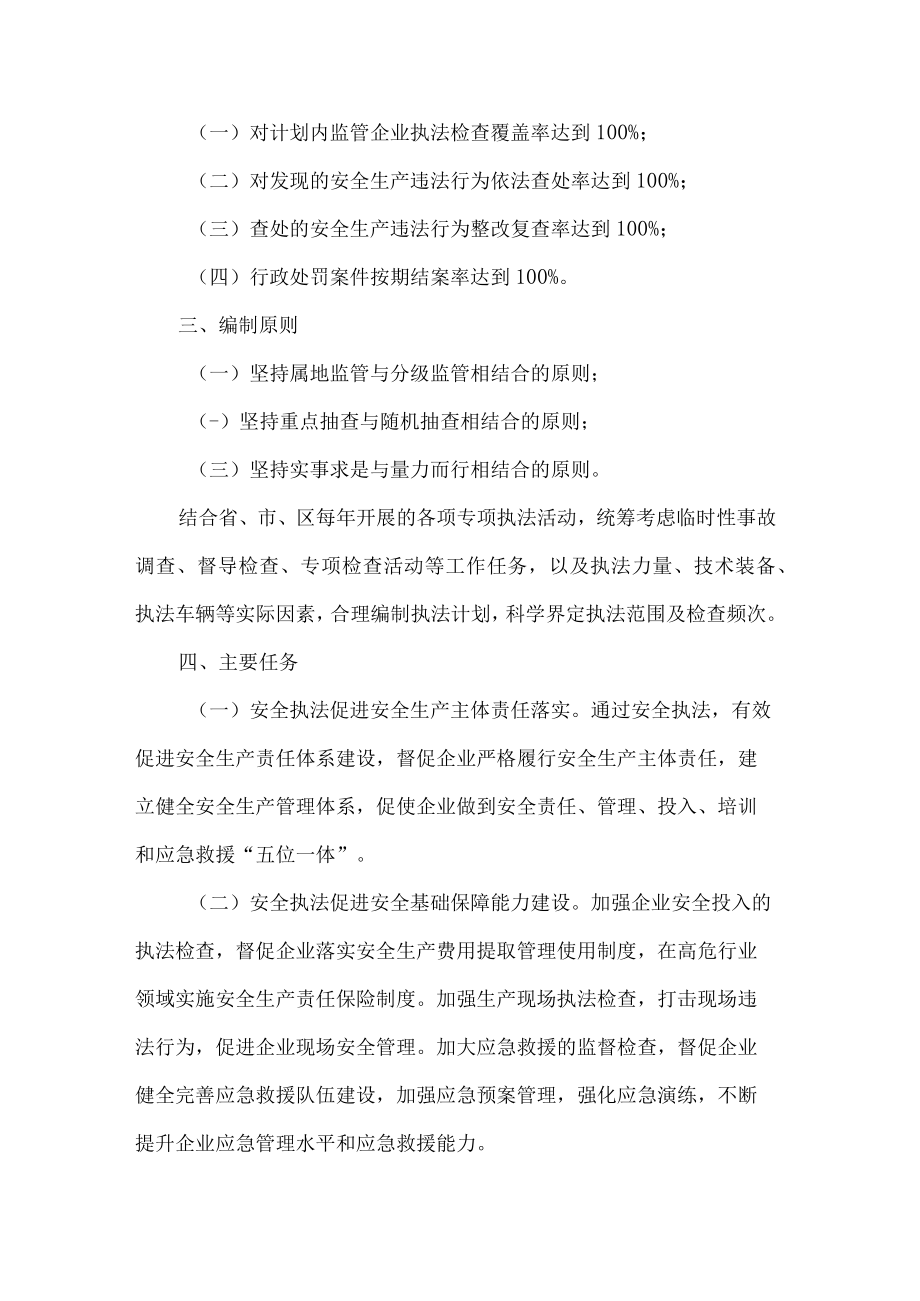 急管理局安全生产执法检查工作计划.docx_第2页