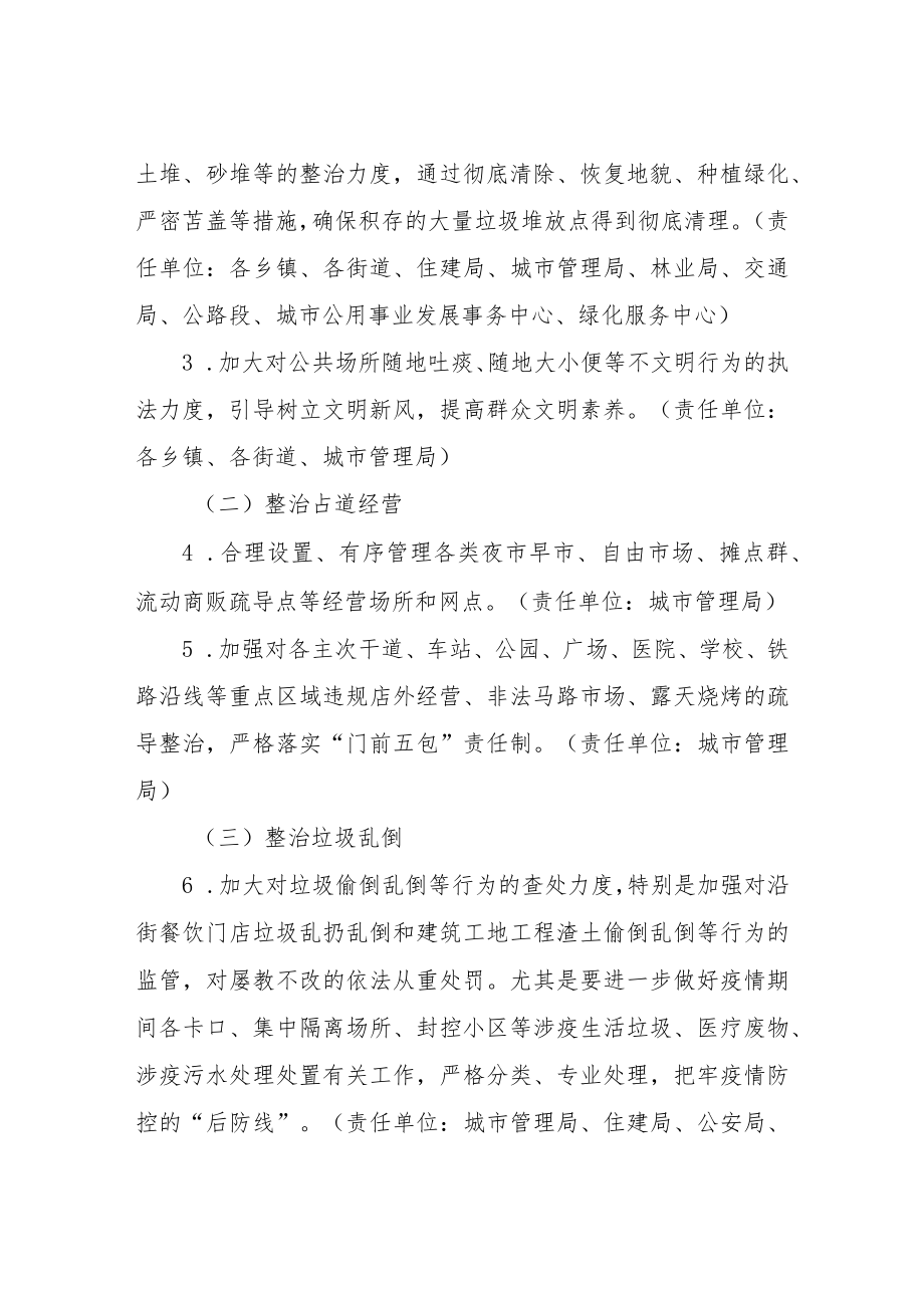 XX市市容环境集中整治专项行动实施方案.docx_第3页