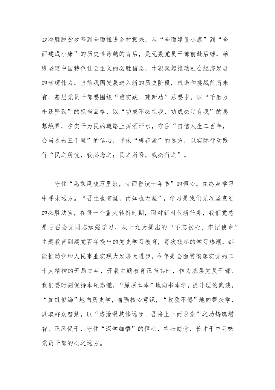 2023处级领导主题教育学习研讨发言(共2篇).docx_第2页