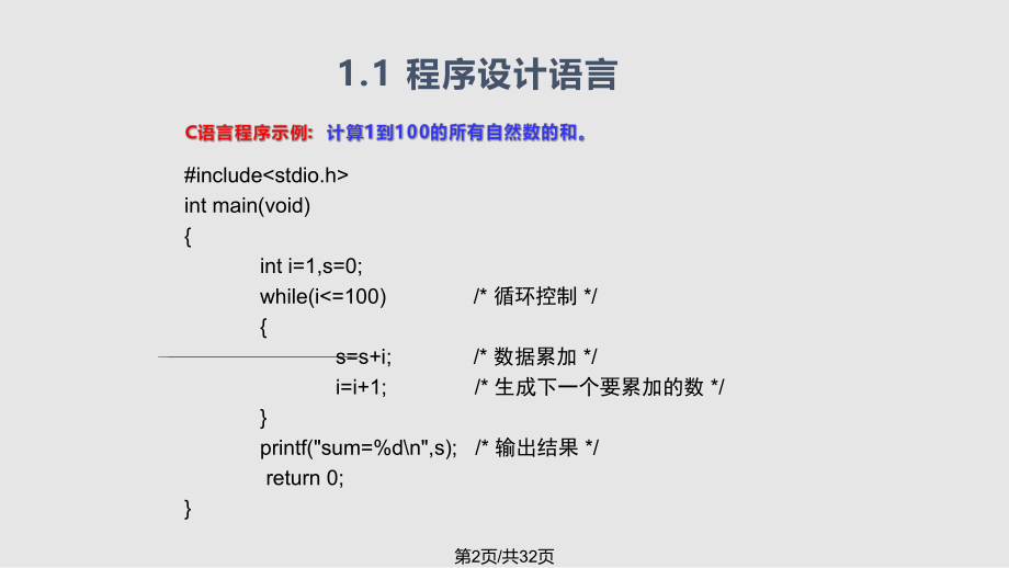 C语言程序设计程序设计概述PPT课件.pptx_第2页