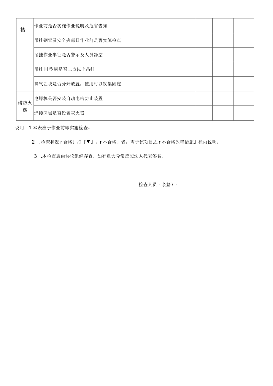 挡土支撑作业安全自主检查表.docx_第2页