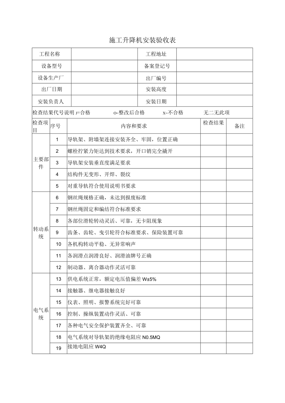 施工升降机安装验收表.docx_第1页