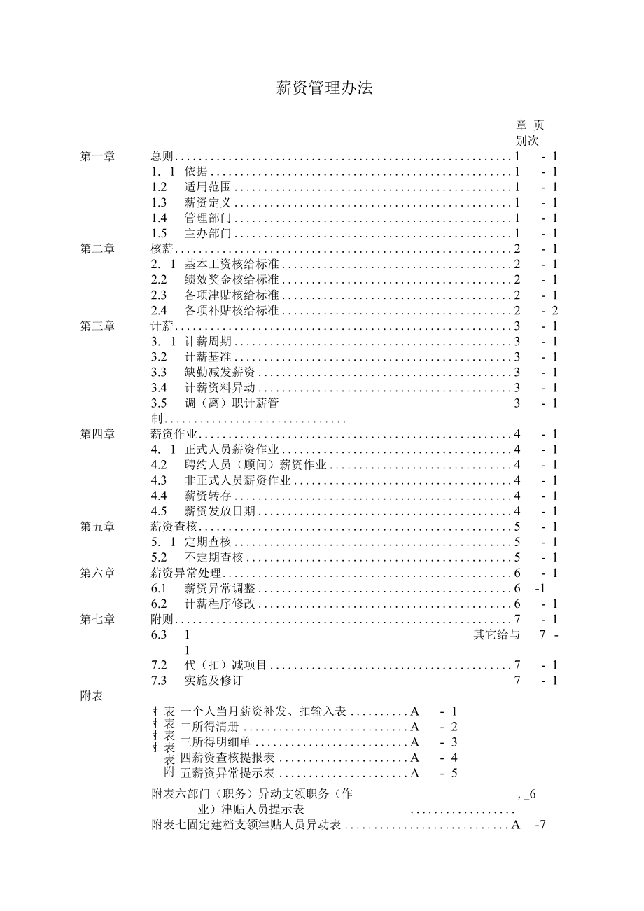 医院薪资管理办法.docx_第1页