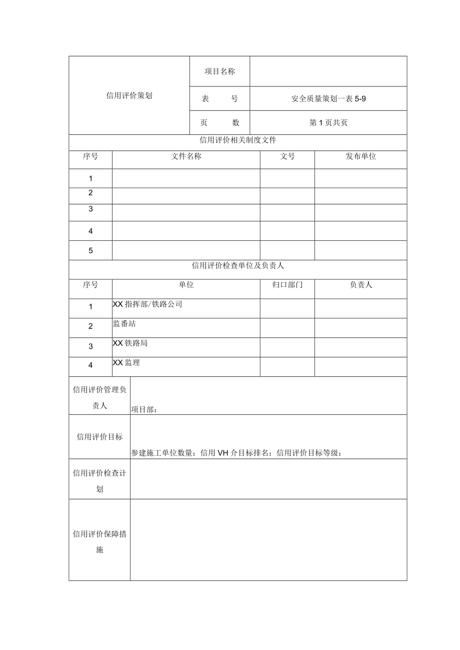 信用评价策划表.docx_第1页