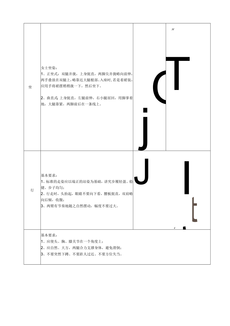 附录E 姿态要求（站、坐、行、蹲要求）（推荐性）.docx_第2页