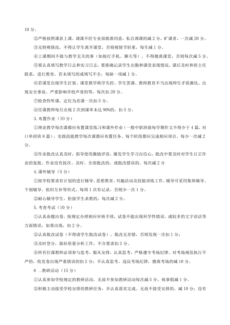 教师教学质量考核办法.docx_第2页