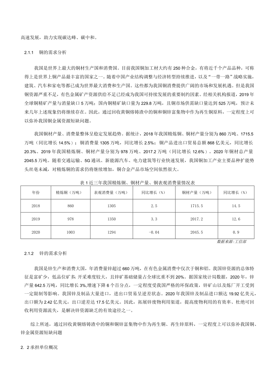 《黄铜熔铸副产品铜锌副集物》草案稿编制说明.docx_第2页