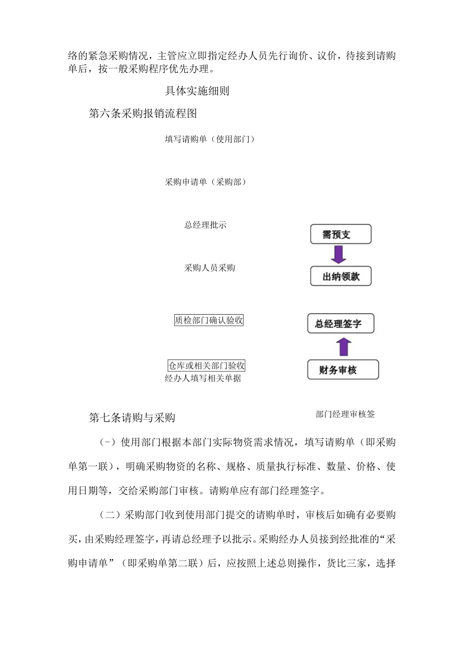 公司发展采购业务流程及管理制度.docx_第3页