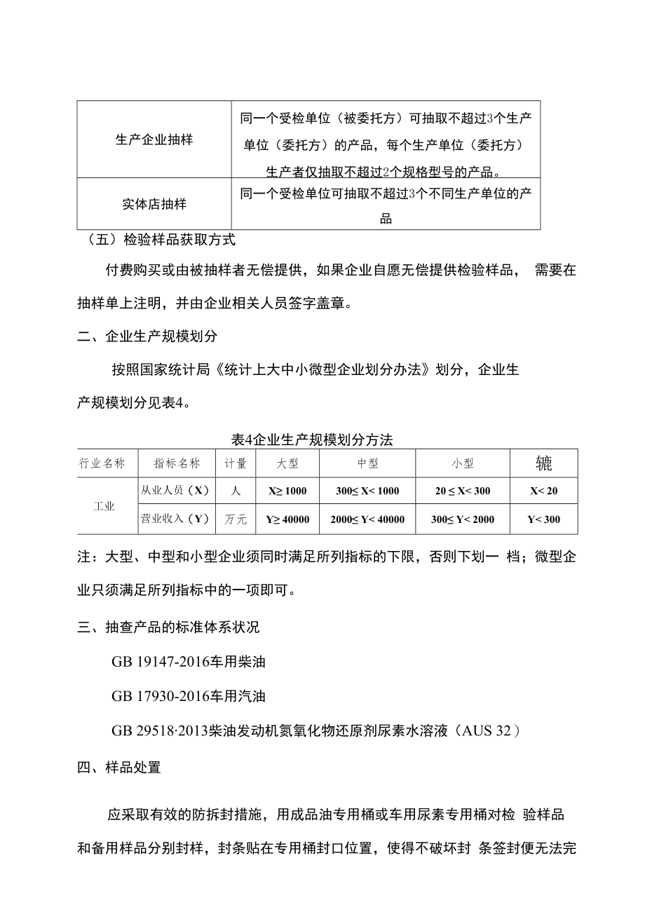 2020年成品油、车用尿素产品质量监督抽查实施方案.docx_第3页