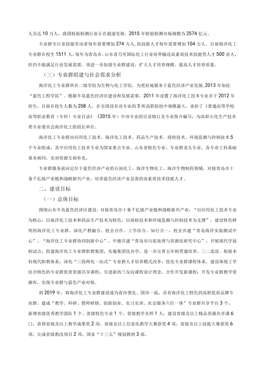 海洋化工专业群建设方案.docx_第2页