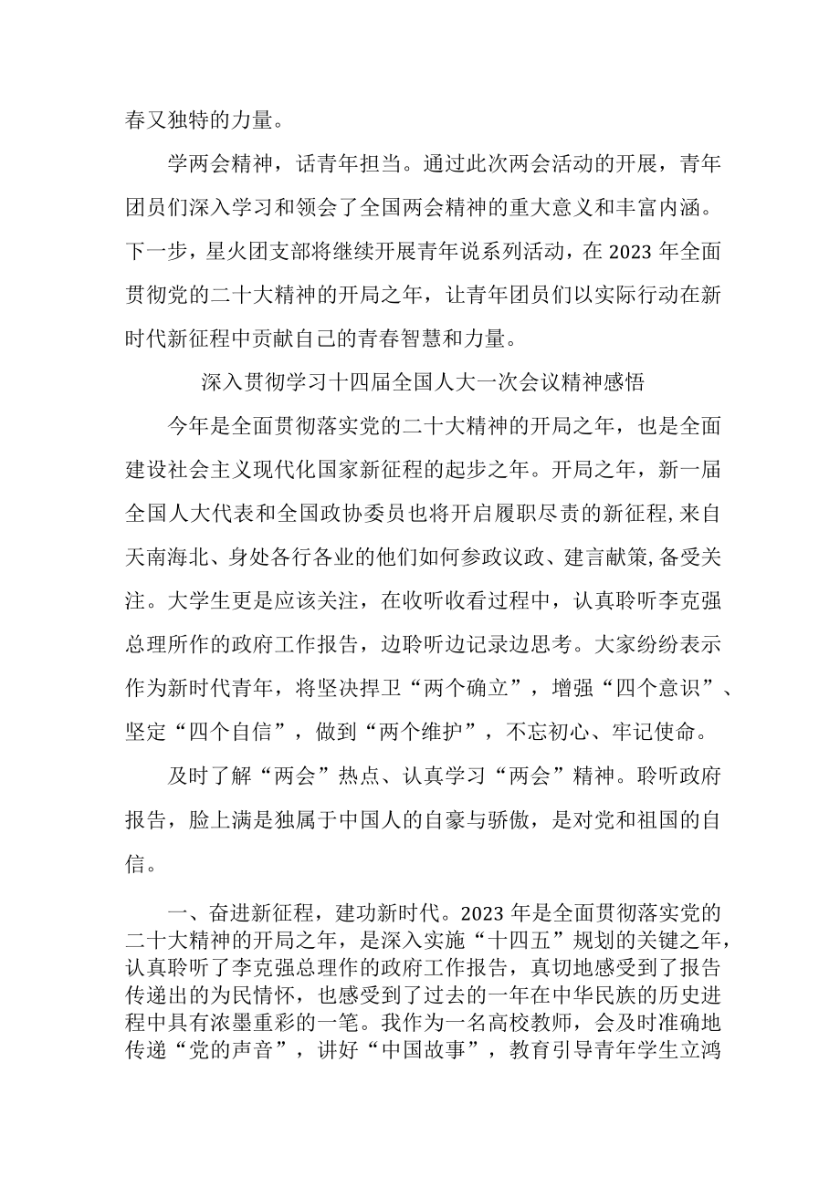 党员干部深入贯彻学习十四届全国人大一次会议精神感悟.docx_第2页