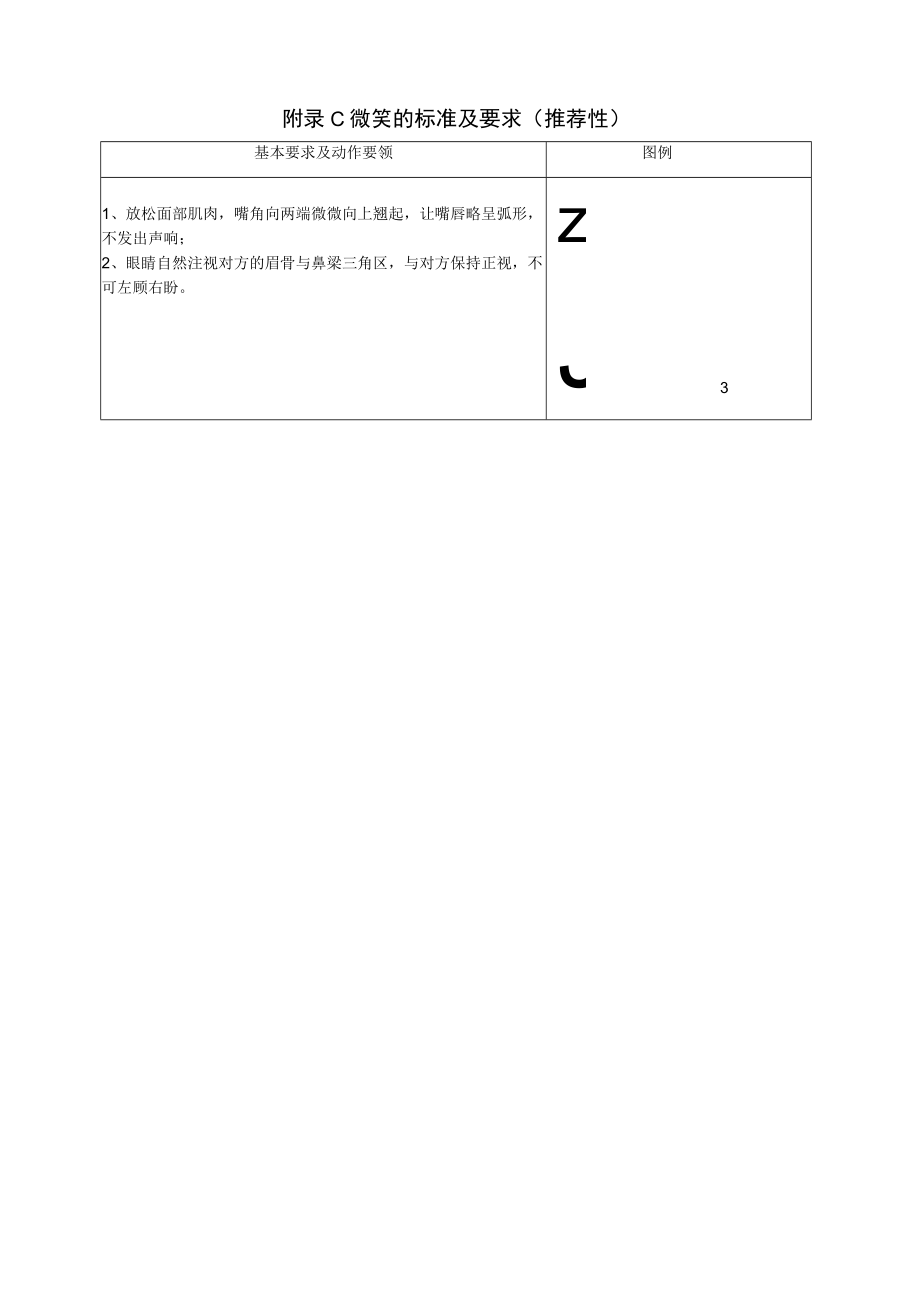 附录C 微笑的标准及要求（推荐性）.docx_第1页