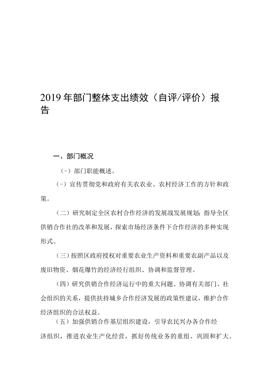 部门单位整体支出绩效自评评价报告.docx_第3页