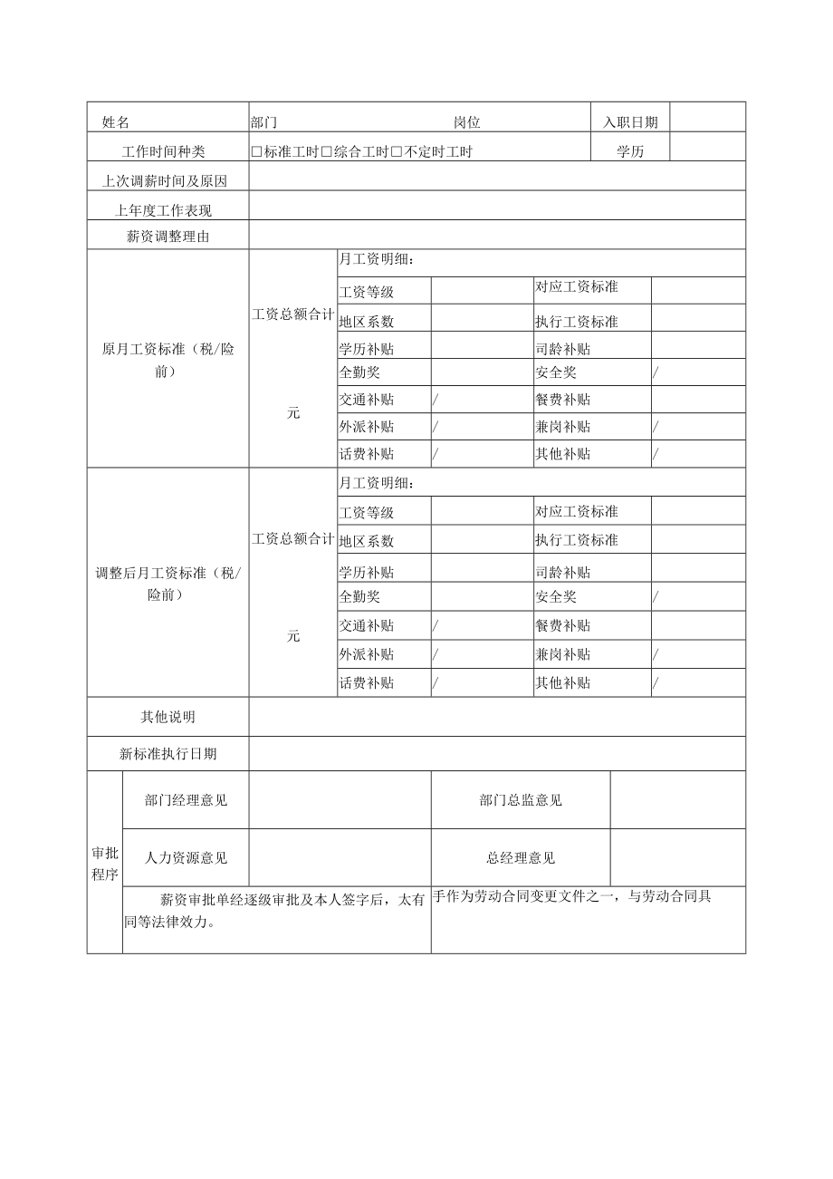 公司员工薪资评核表.docx_第3页