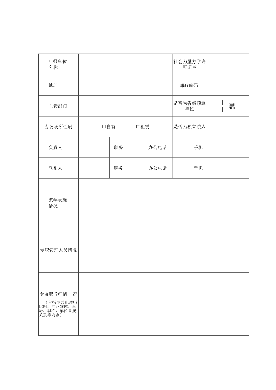 江苏省专业技术人才继续教育基地申报表、专项资金项目申报信用承诺书.docx_第2页