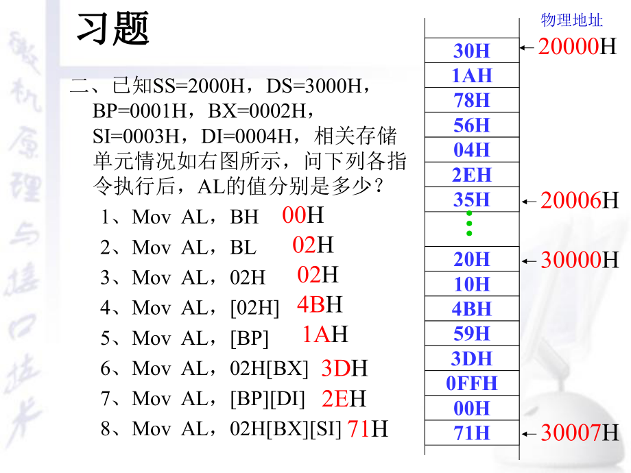 习题寻址方式答案.ppt_第2页