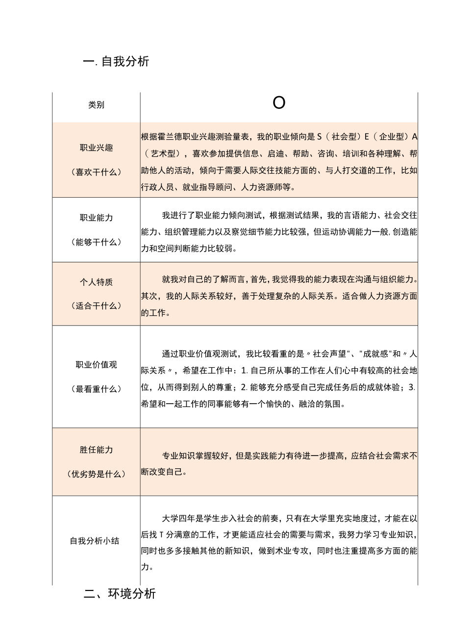 蓝色简约撞色职业规划书.docx_第3页